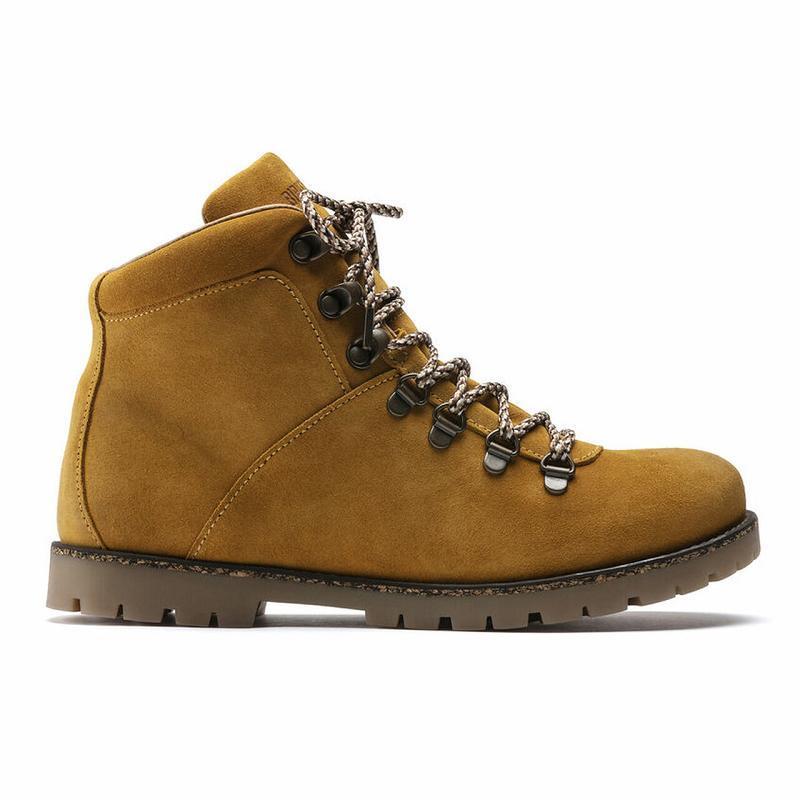 Birkenstock Jackson Semsket Skinn Lær Støvler Dame Brune | NO 214UZG